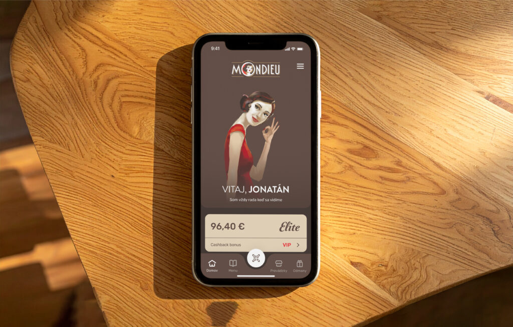 لوحة معلومات تطبيق ولاء Mondoux